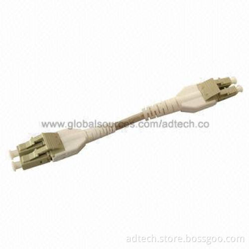 LC Unit Boot Fiber-optic Jumper, 2-core, 62.5/125um, 3.0mm, 1M